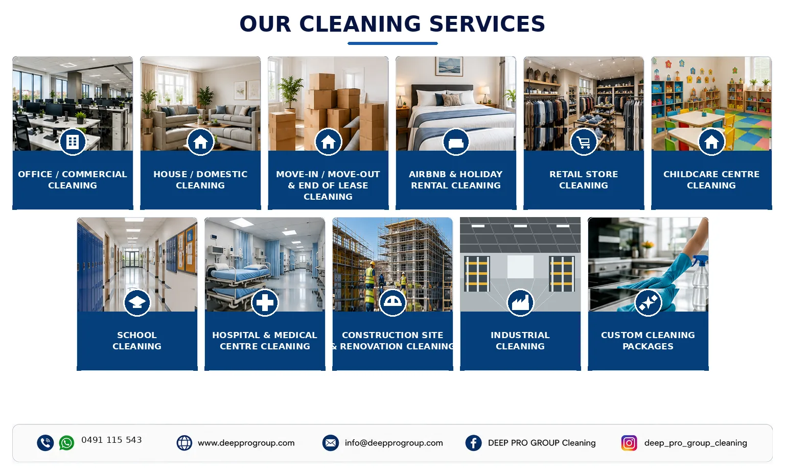 Deep Pro Group cleaning services